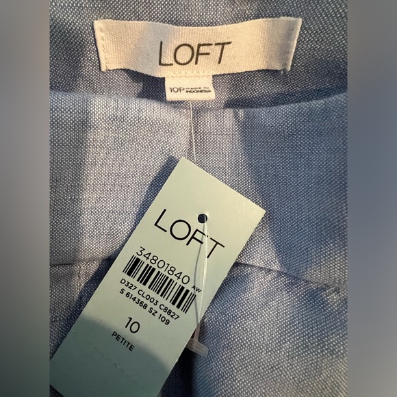 LOFT Linen Trousers - Picture 3 of 4